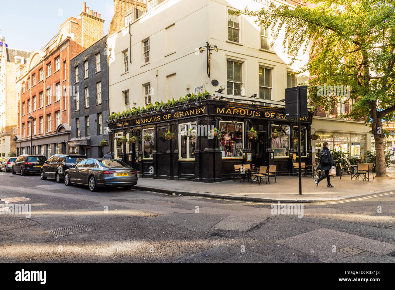 Una tipica vista in Londra Foto Stock