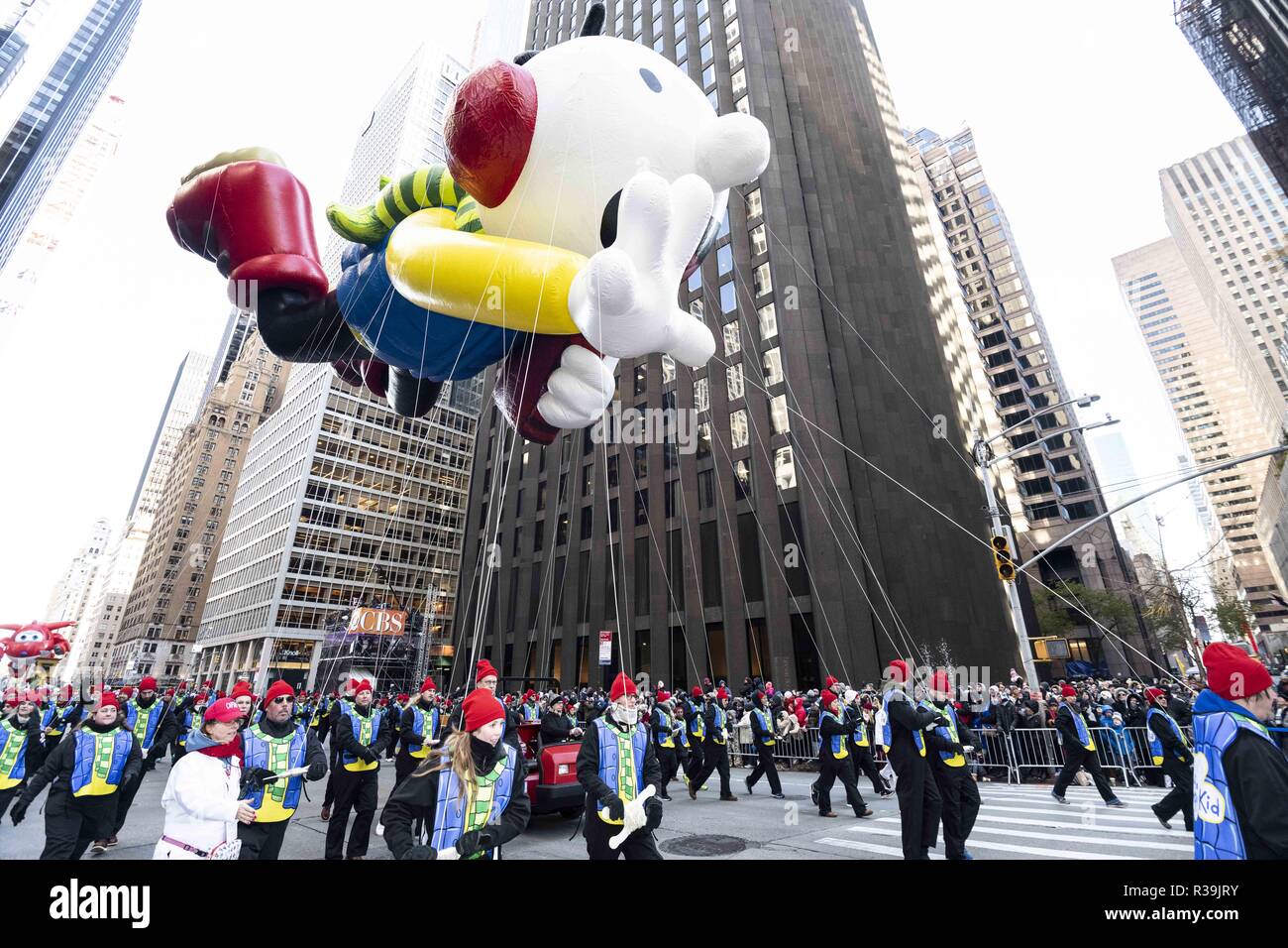 New York, NY, STATI UNITI D'AMERICA. 22 Novembre, 2018. Le Wimp (Diario ofa Wimpy Kid) pallone alla 2018 Macy's Thanksgiving Day Parade nella città di New York New York il 22 novembre 2018. Credito: Michael Brochstein/ZUMA filo/Alamy Live News Foto Stock