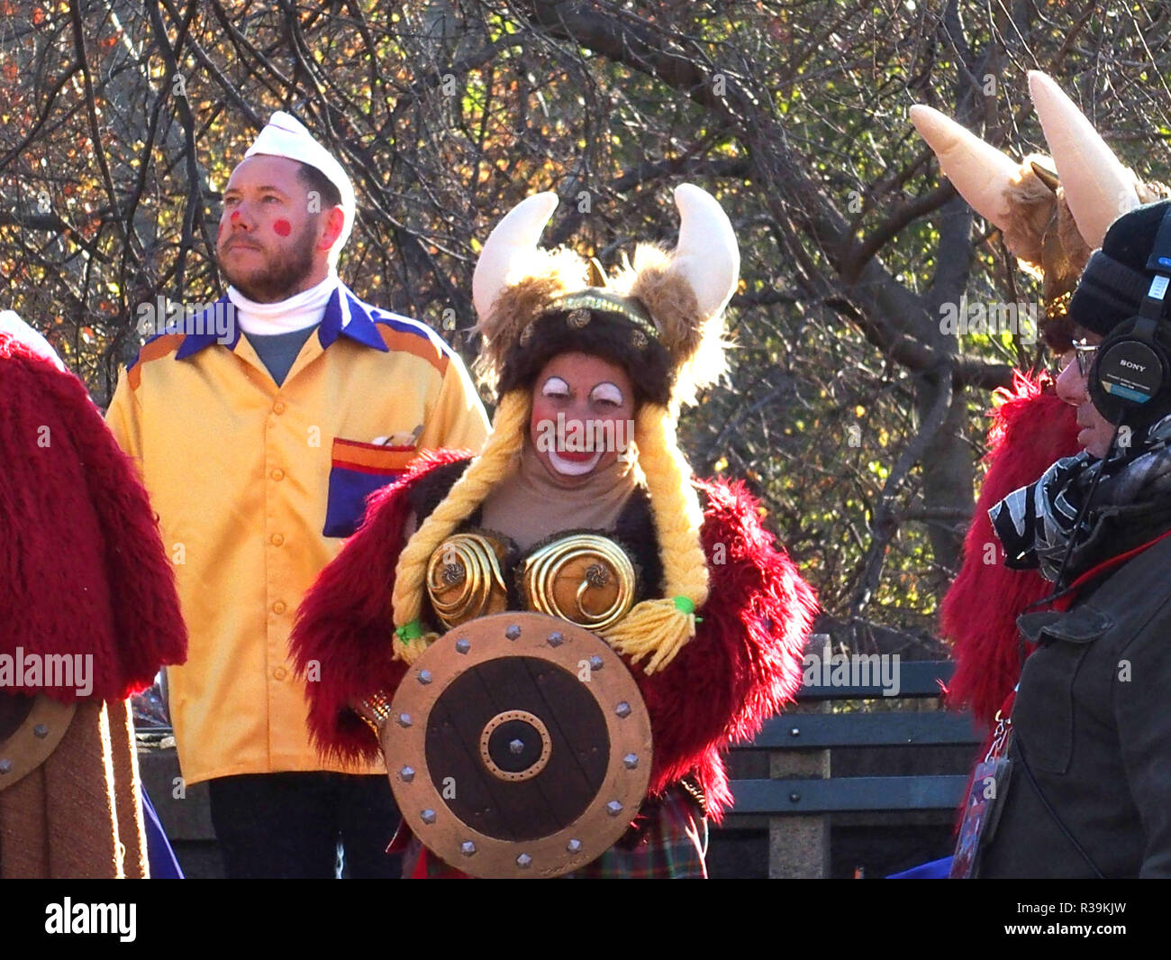 Novembre 22, 2018 - New York New York, Stati Uniti - Macy's Thanksgiving Day Parade 2018. La parata è stata la più fredda sul record. (Credito Immagine: © Bruce Cotler/Globe foto via ZUMA filo) Foto Stock