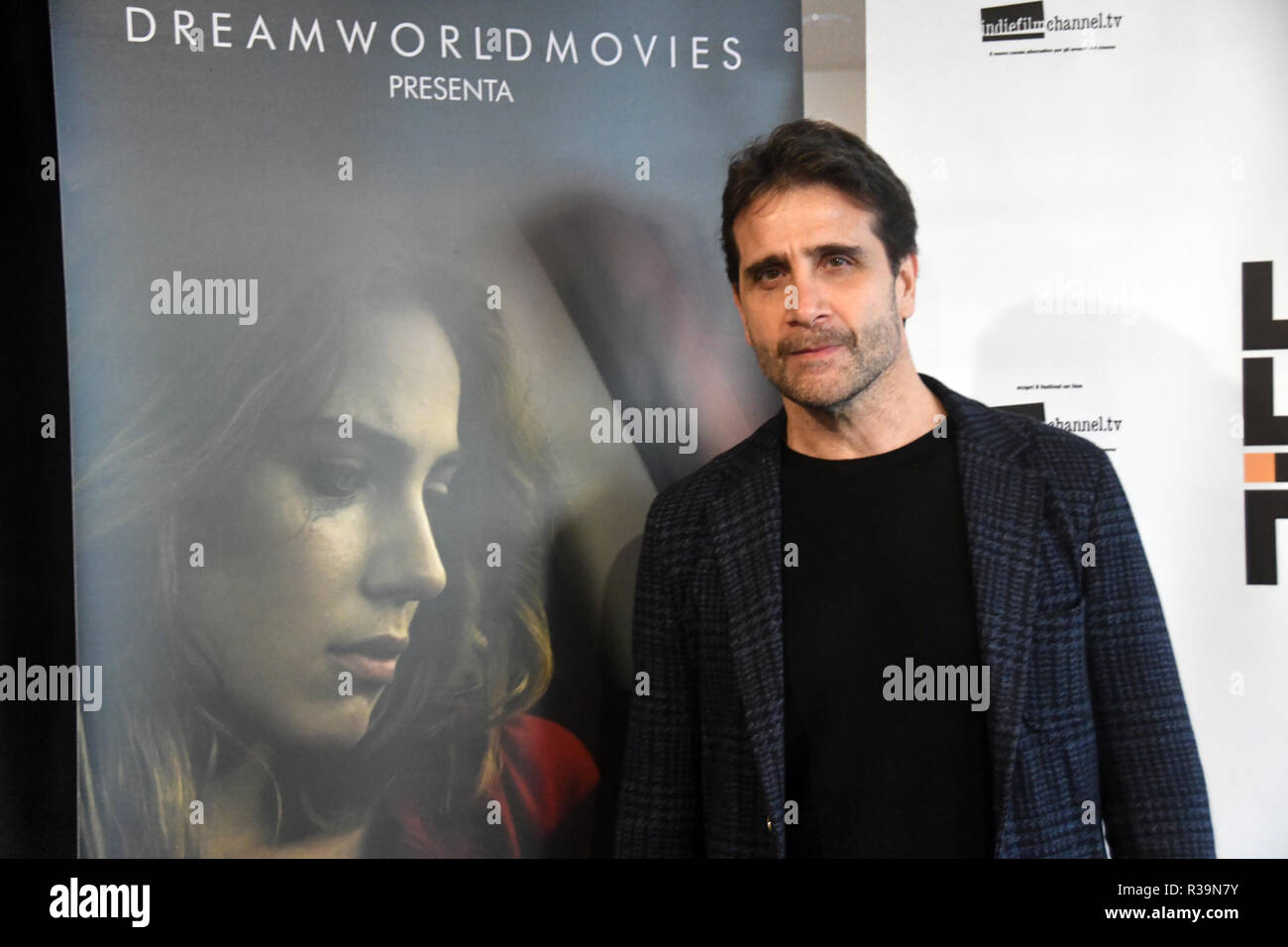 Roma, Italia. 22 nov 2018. Cinema Aquila - Anteprima film Scarlett Ivan Castiglione Credito: Giuseppe Andidero/Alamy Live News Foto Stock