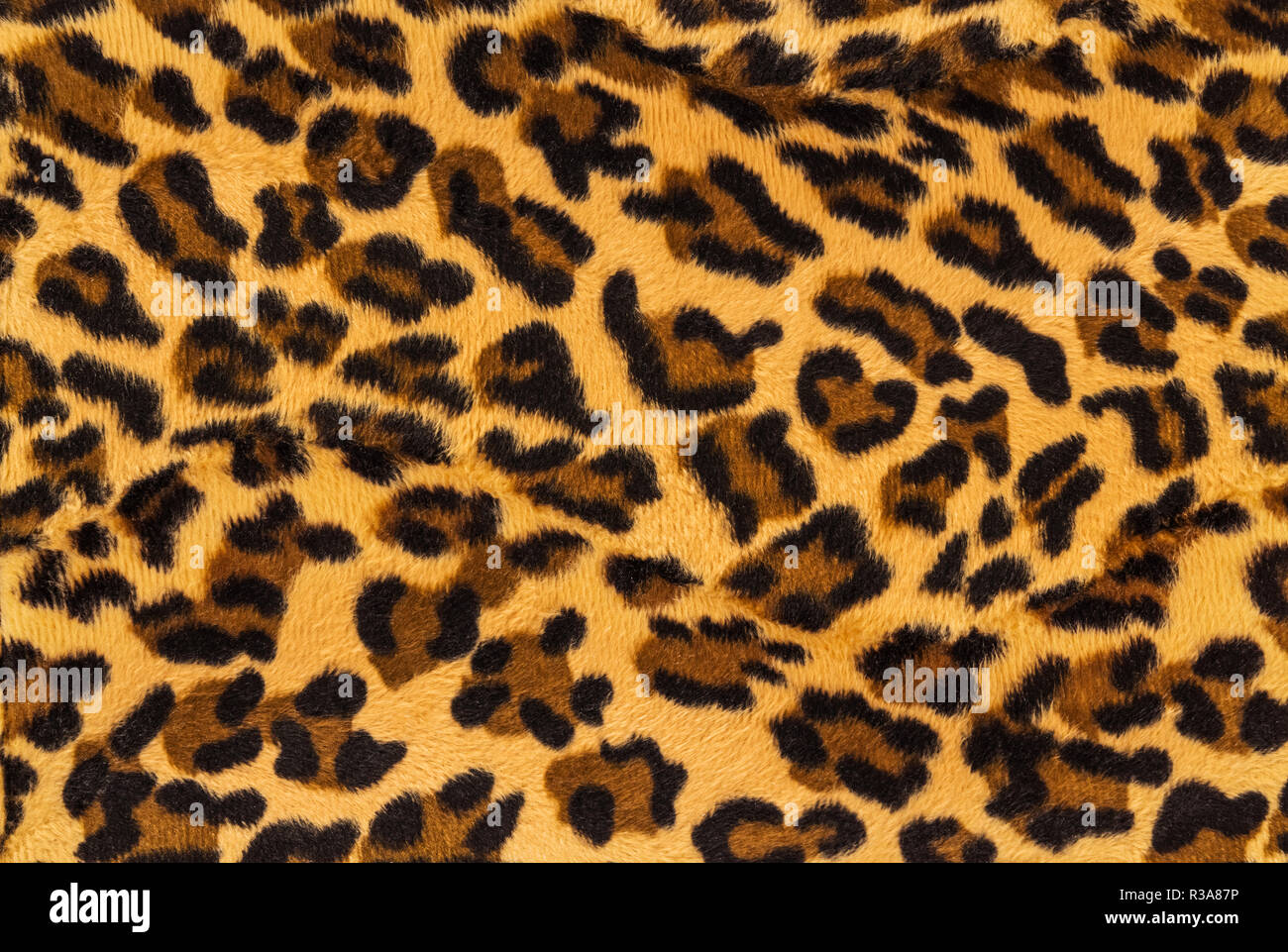 Vintage sfondo leopard. In finta pelliccia animale texture. Foto Stock