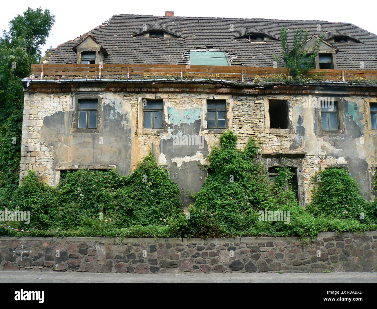 Marode in casa freital vicino a Dresden Foto Stock