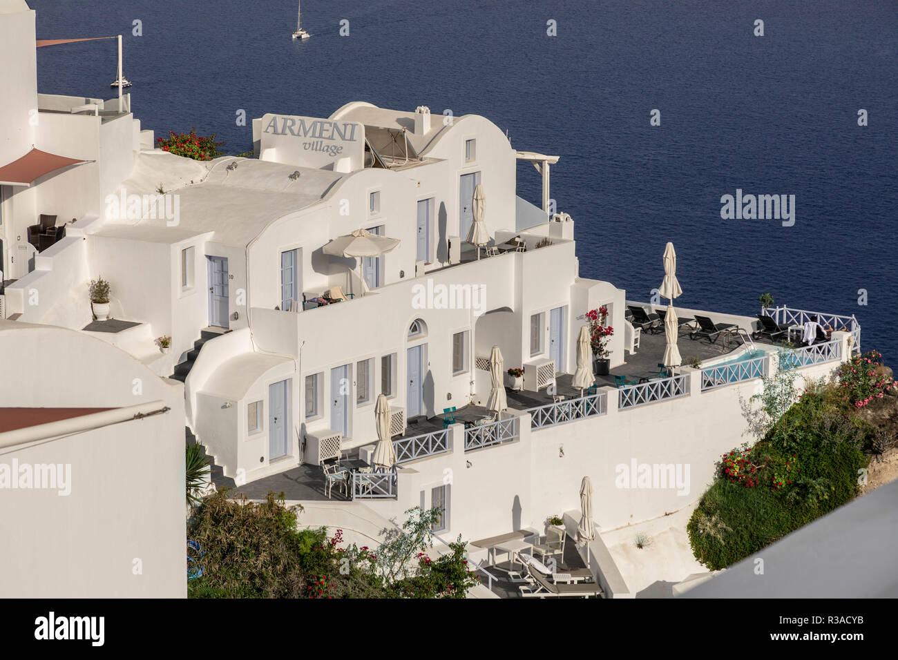 Armeni Village Rooms & Suites, Mediterraneo luogo di vacanza Foto Stock