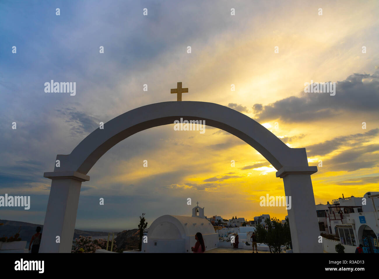 Greco-ortodossi , fashioned dopo l'impero bizantino e arte religiosa. La Kapelle (piccolo villaggio chiesa) si trova vicino a Saint George chiesa presso il Foto Stock