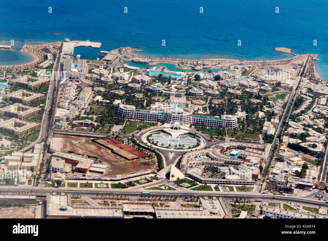 L'hotel e i suoi servizi a Hurghada Foto Stock