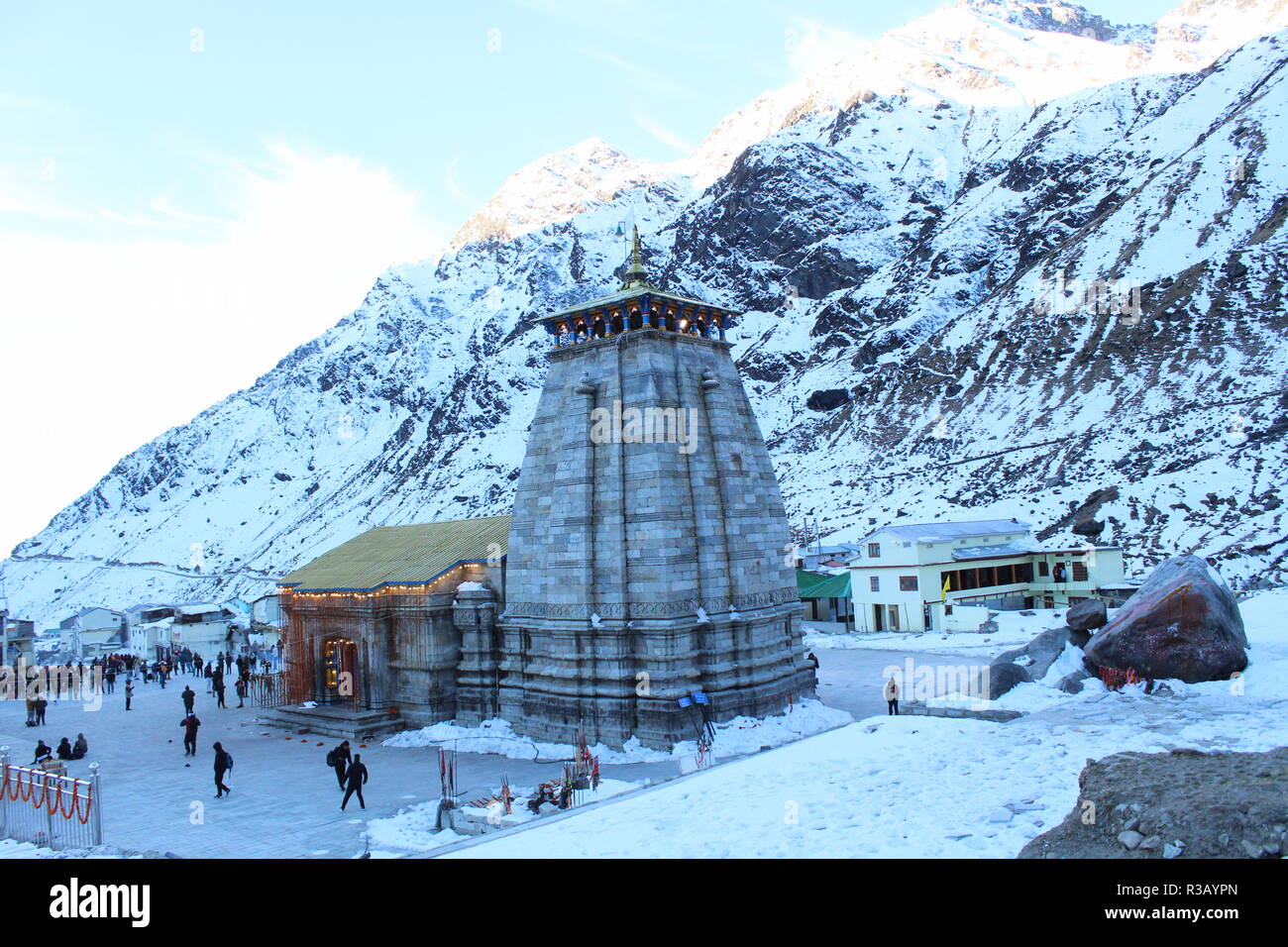 Tempio indù in India Himalaya Foto Stock