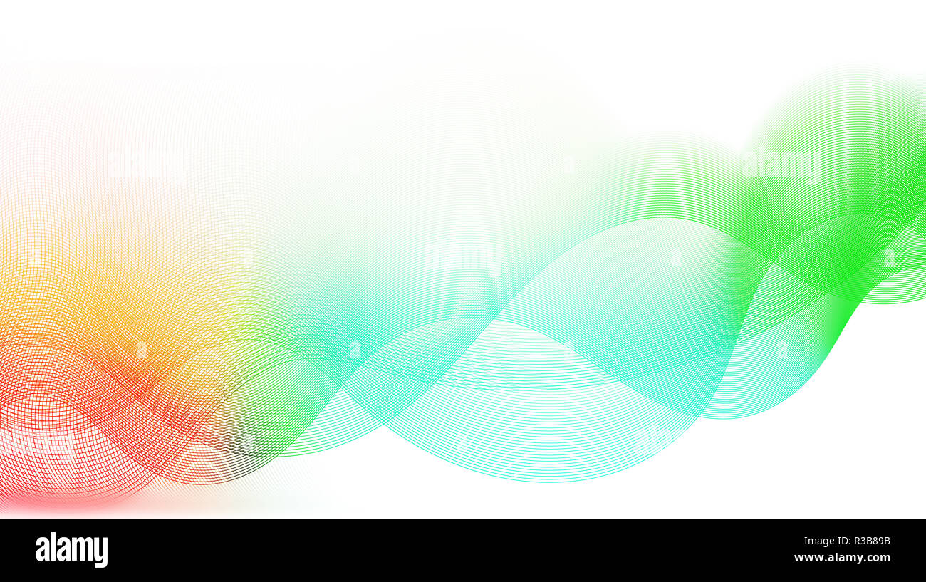 Linee di onde di vibrazioni relax Foto Stock