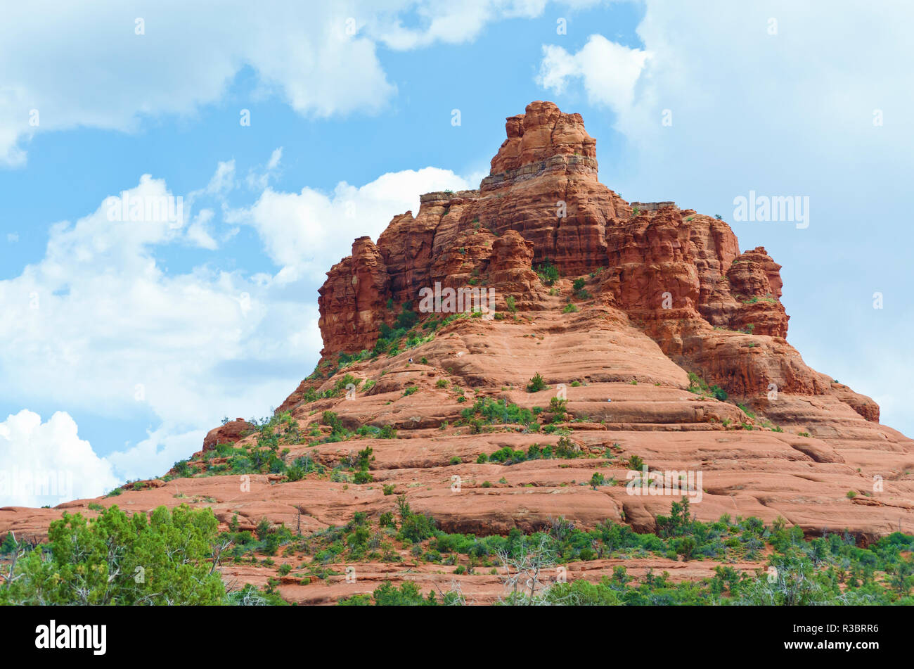 Bell Rock vicino a Sedona, in Arizona, Stati Uniti. Foto Stock