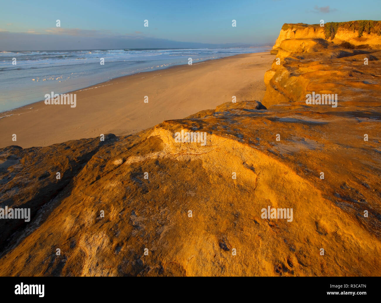 Stati Uniti, California, Pescadero Beach State Park Foto Stock