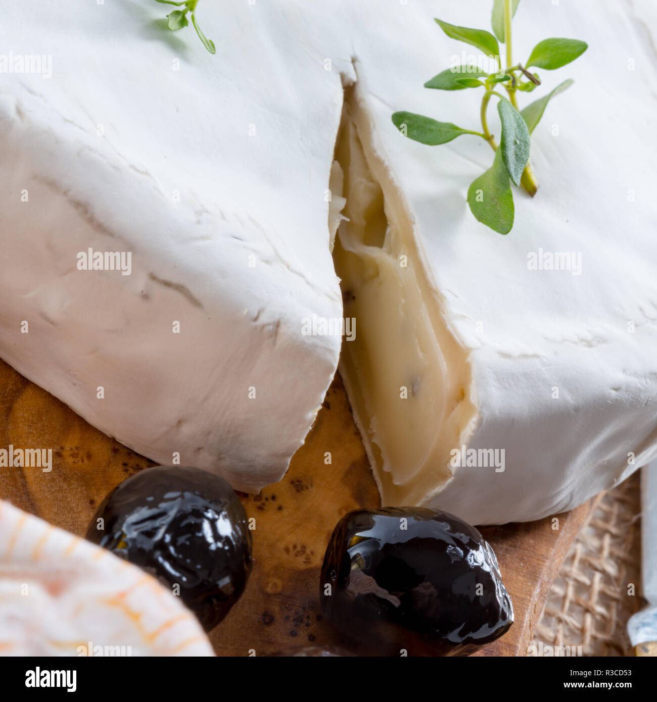 piatto di formaggi Foto Stock