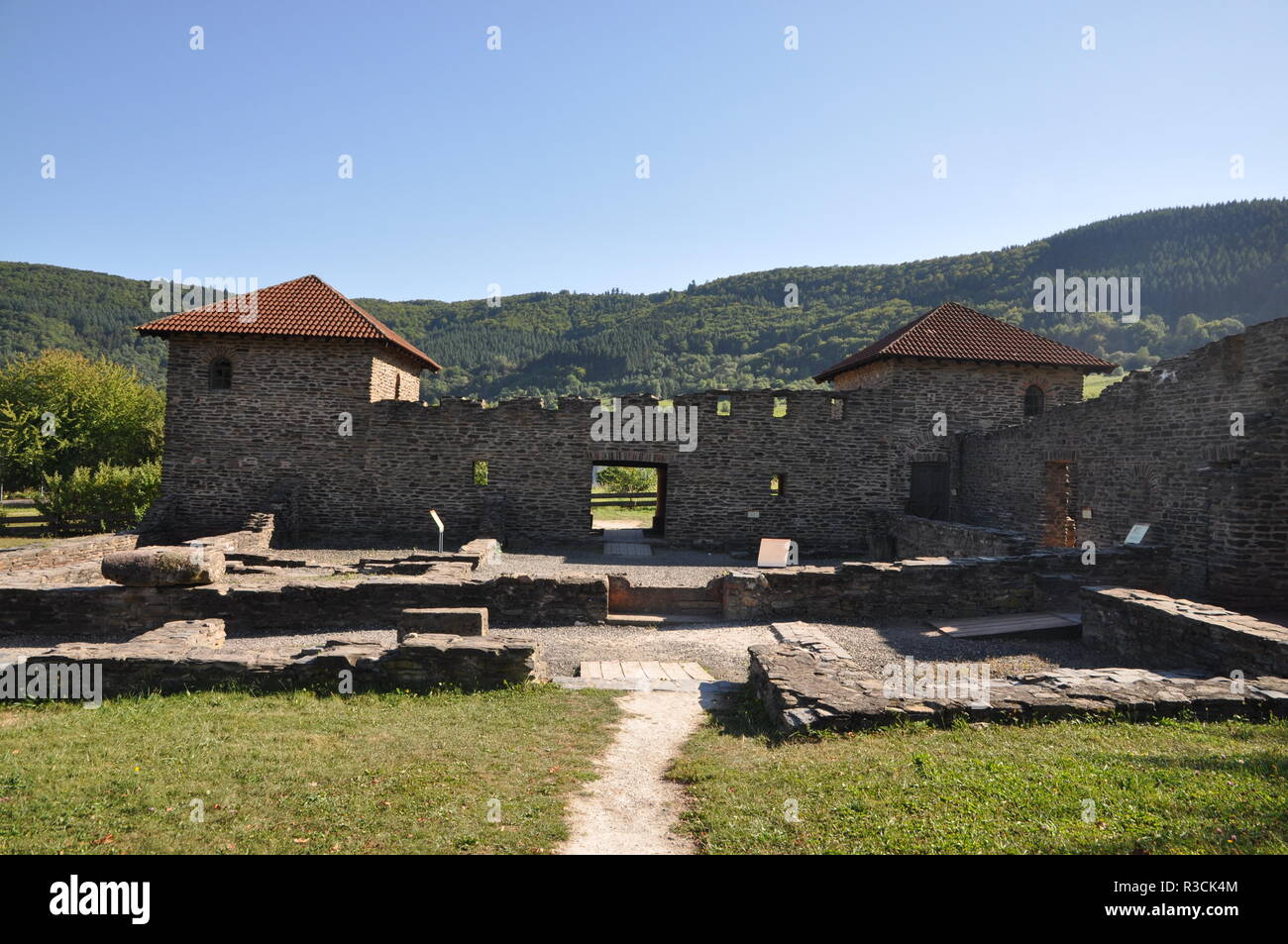 Villa romana in mehring sulla Mosella Foto Stock