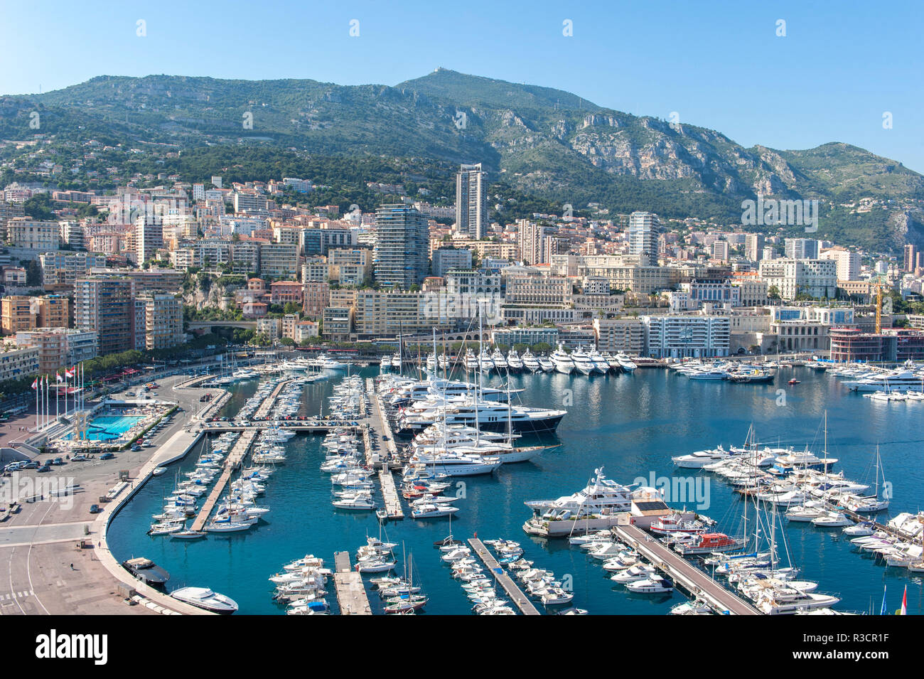 Marina, Porto Ercole, Monaco, Cote d'Azur Foto Stock