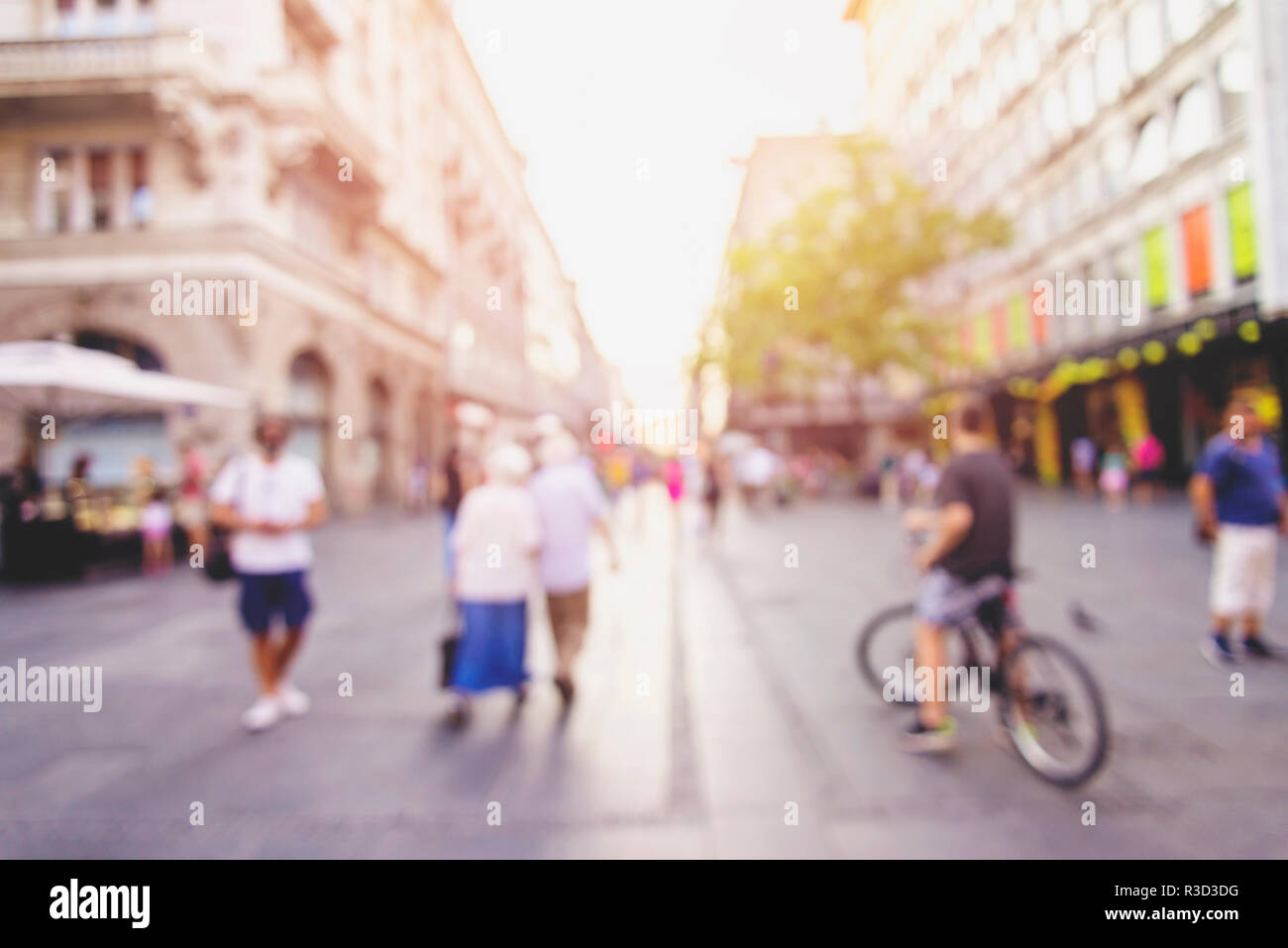 Abstract persone di sfocatura sullo sfondo Foto Stock
