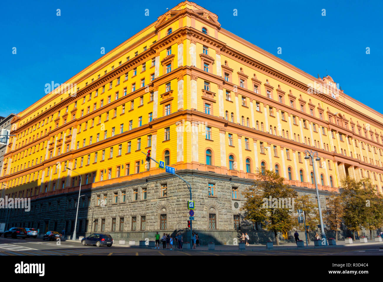 Lubyanka, sede del FSB, Russian security services, Meschansky distretto, centro di Mosca, Russia Foto Stock