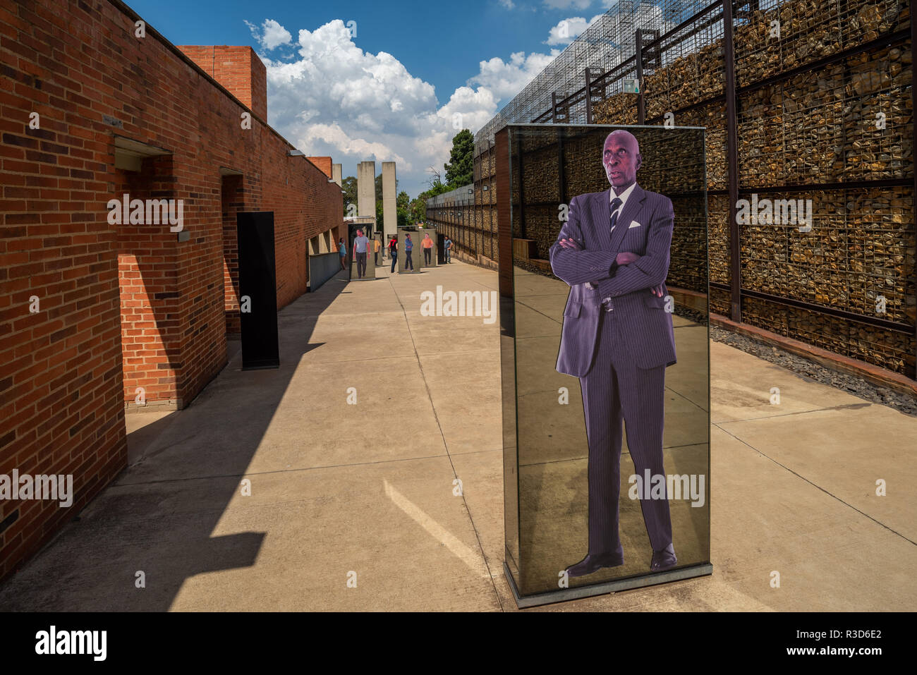 L Apartheid Museum, Johannesburg, Sud Africa Foto Stock