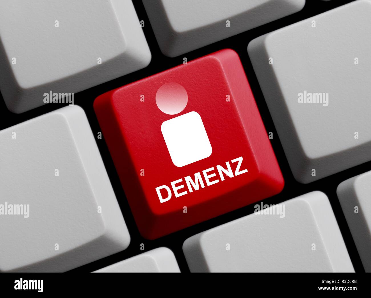 Tutti sulla demenza online Foto Stock