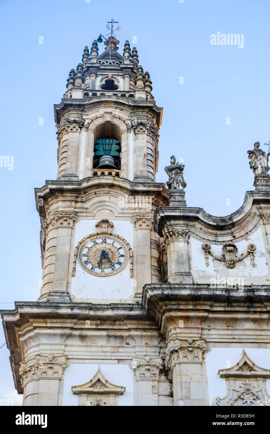 Lamego, Portogallo - 5 Ottobre 2018 : i dettagli del Santuario di Nostra Signora dei Rimedi ,District Viseu, in Portogallo Foto Stock