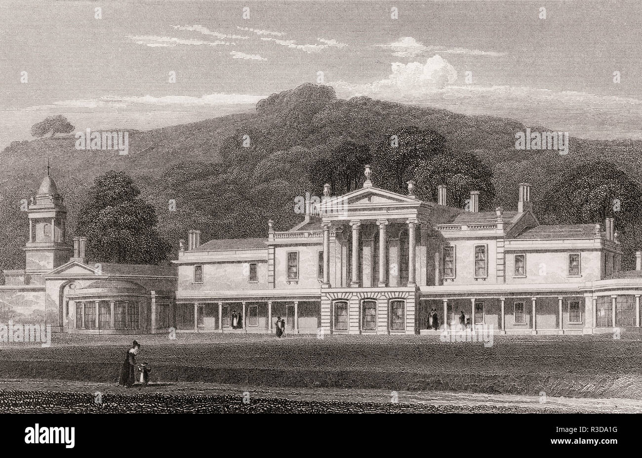 Lawers House, Perth and Kinross, secolo XIX, dalla moderna Atene da Th. H. Pastore Foto Stock