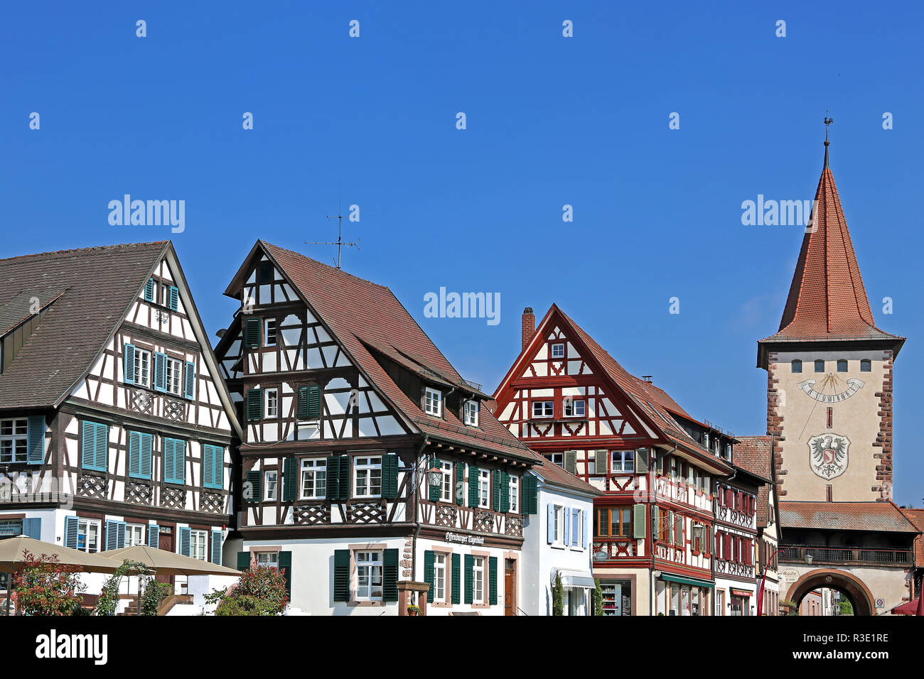 Città vecchia di gengenbach Foto Stock