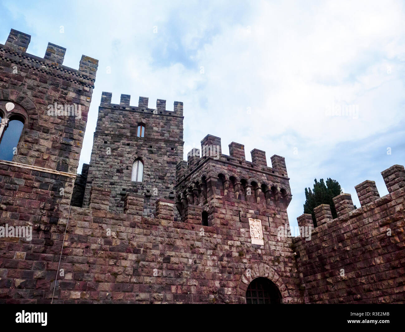 Castello di Torre Alfina - Viterbo, Italia Foto Stock