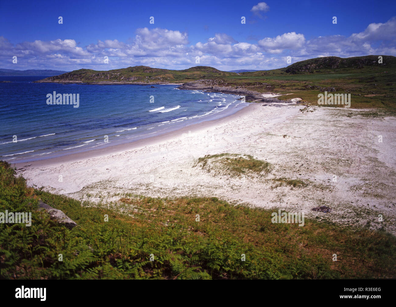 Spiaggia dell'isola di Gigha, Argyll Foto Stock