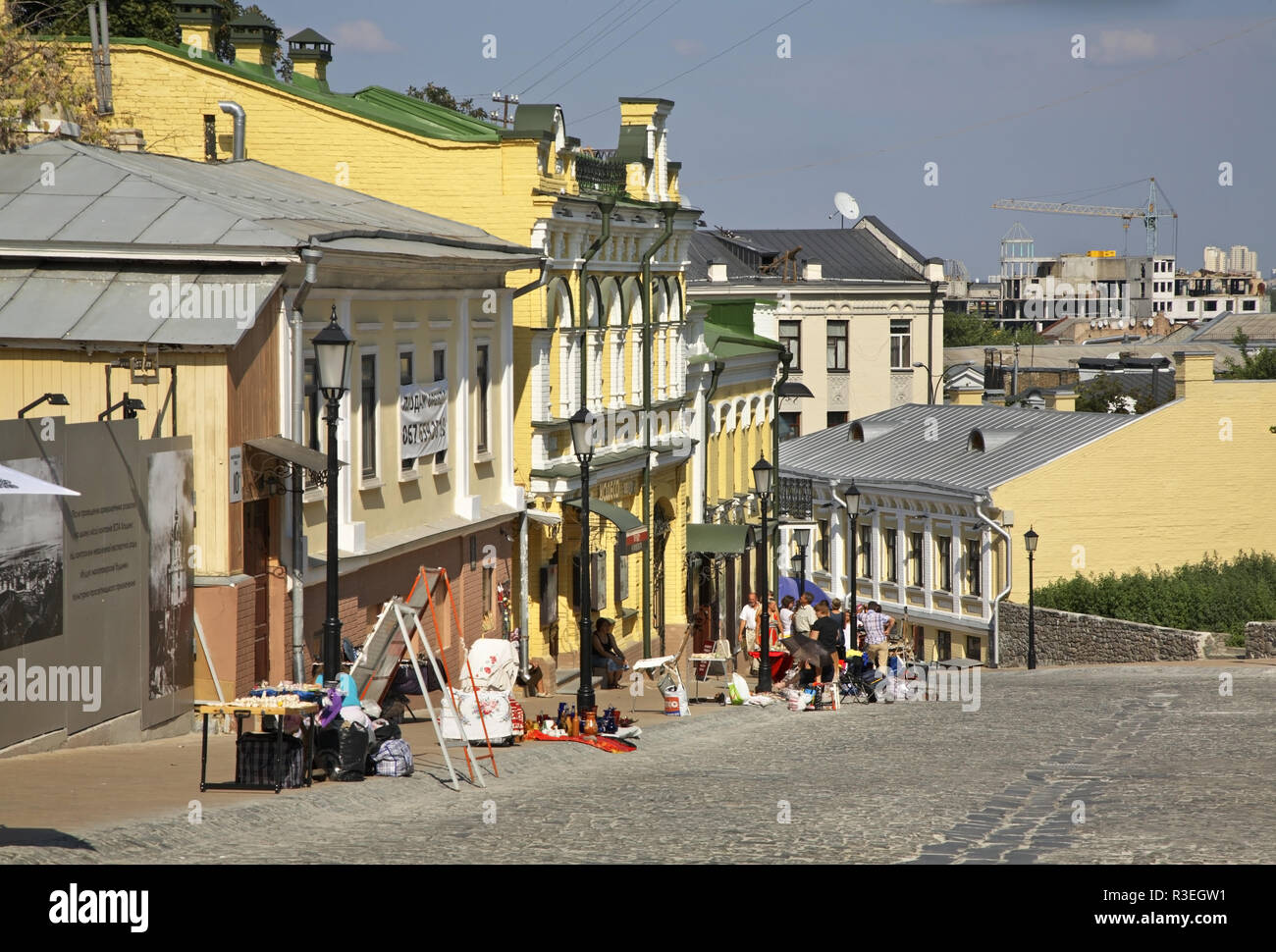 Discesa Andriyivskyy a Kiev. L'Ucraina Foto Stock