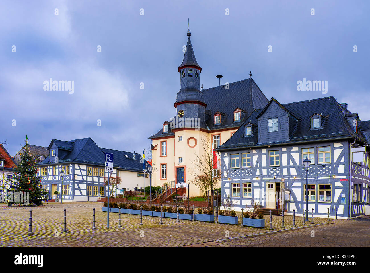 In stile tudor house Foto Stock