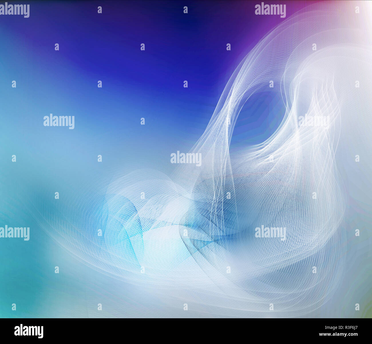 Le linee di colore di movimento Foto Stock