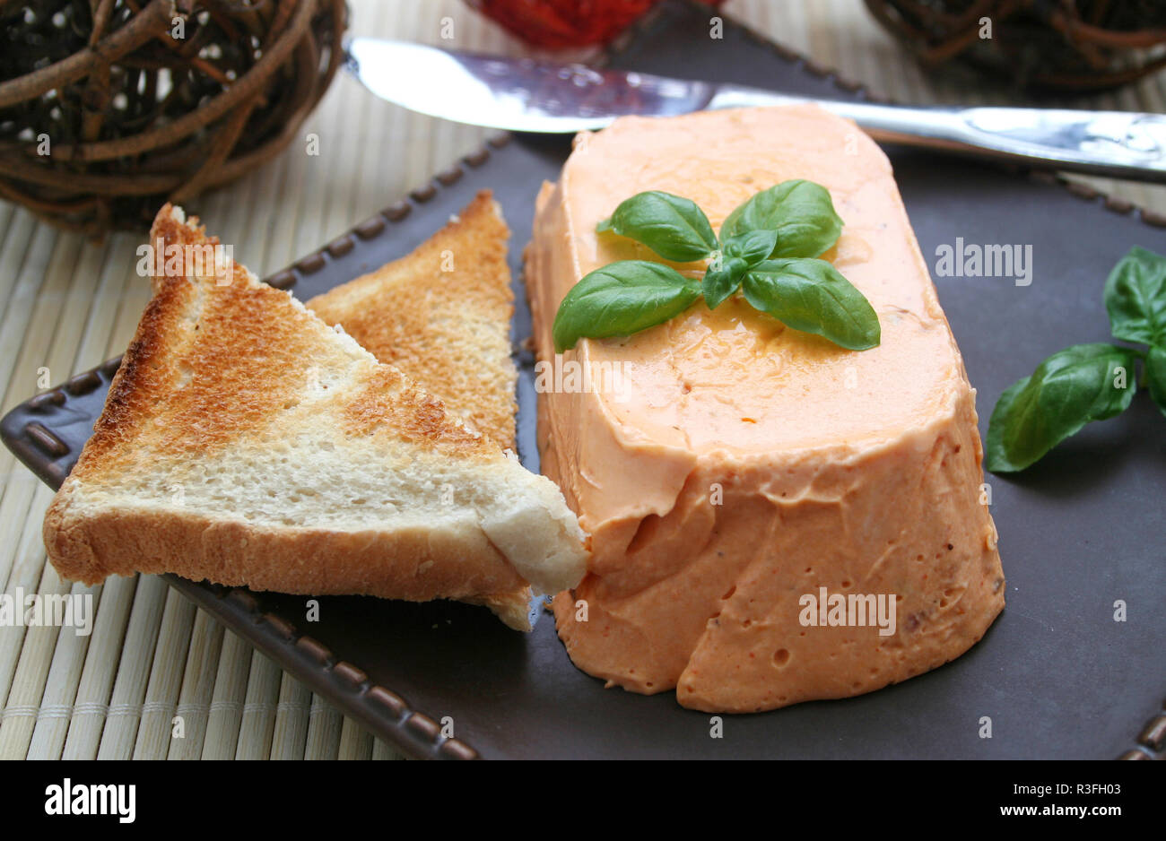 crema di formaggio Foto Stock