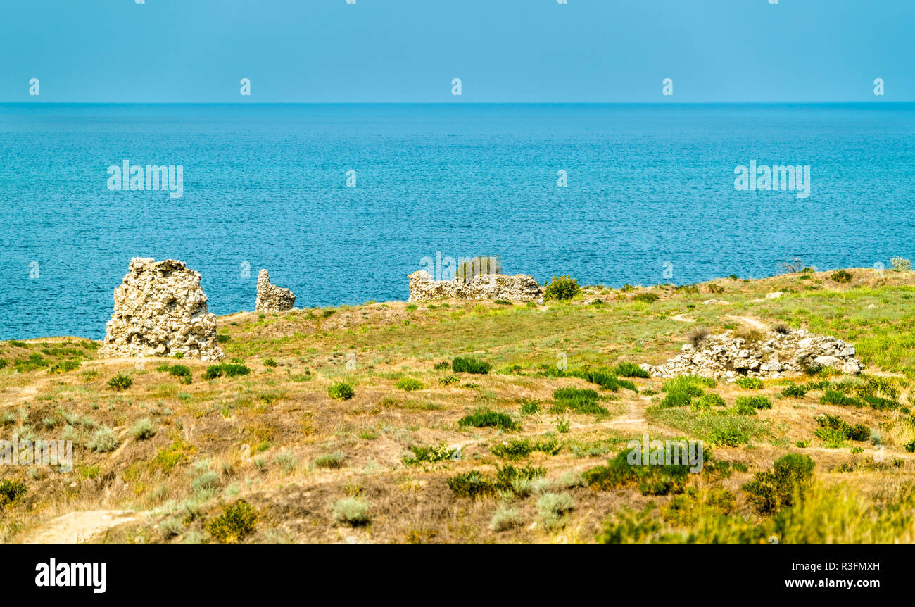 Rovine di Chersonesus, antica colonia greca. Sebastopoli, Crimea Foto Stock