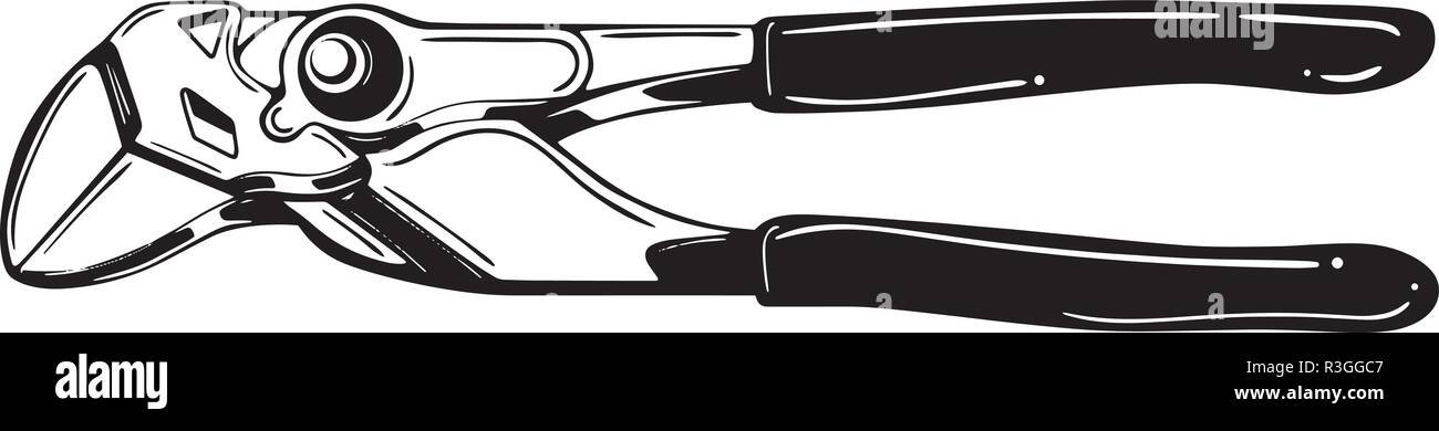 Falegname di strumenti e apparecchiature strumento di lavoro, edilizia, attività edilizia del trapano, lavoratore manuale, vite, Illustrazione Vettoriale