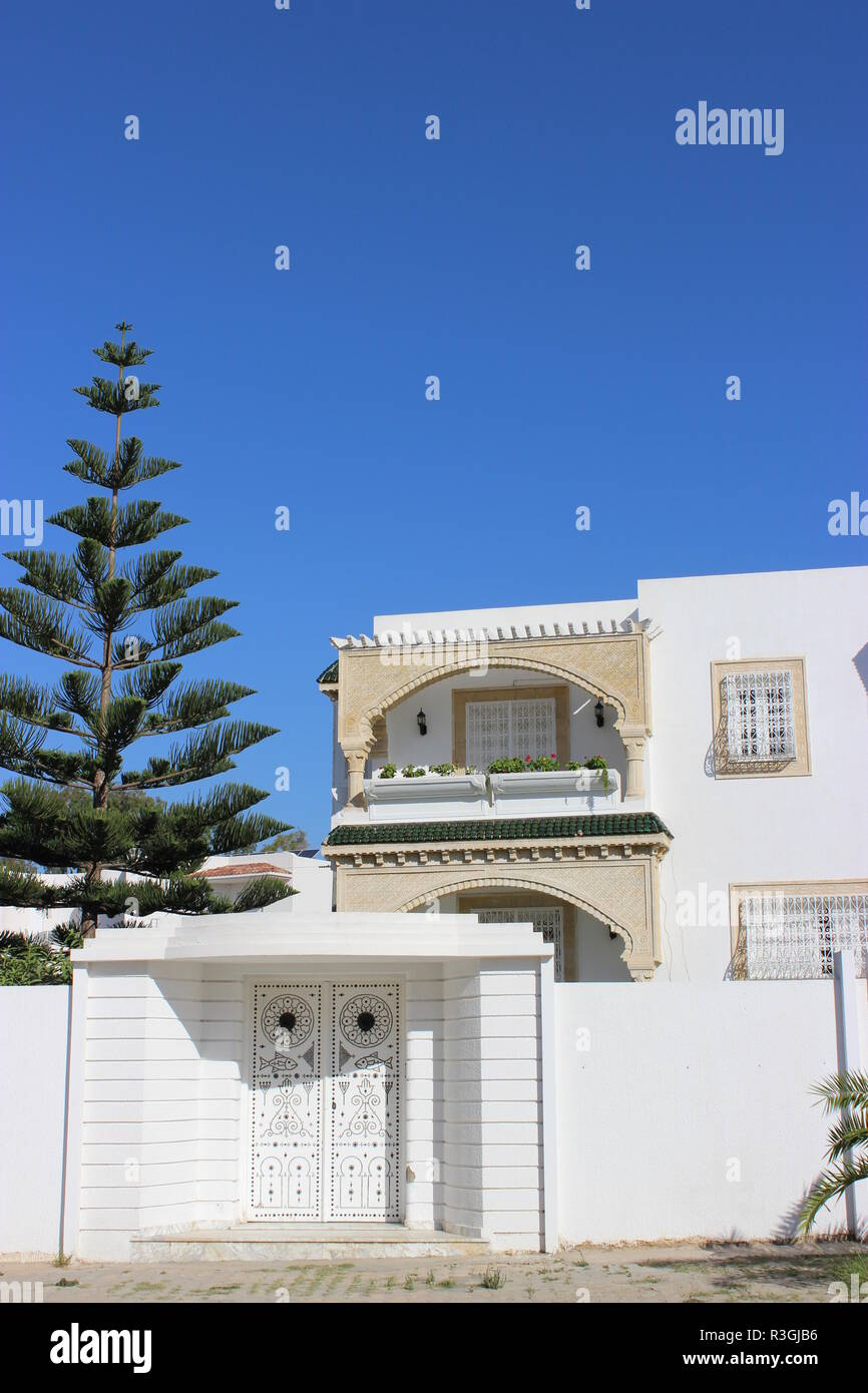 Architettura in Tunisia Foto Stock