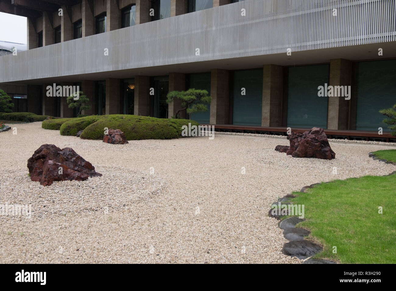 Luoghi di serenità presso il New Otani hotel in Tokyo, Giappone. Foto Stock