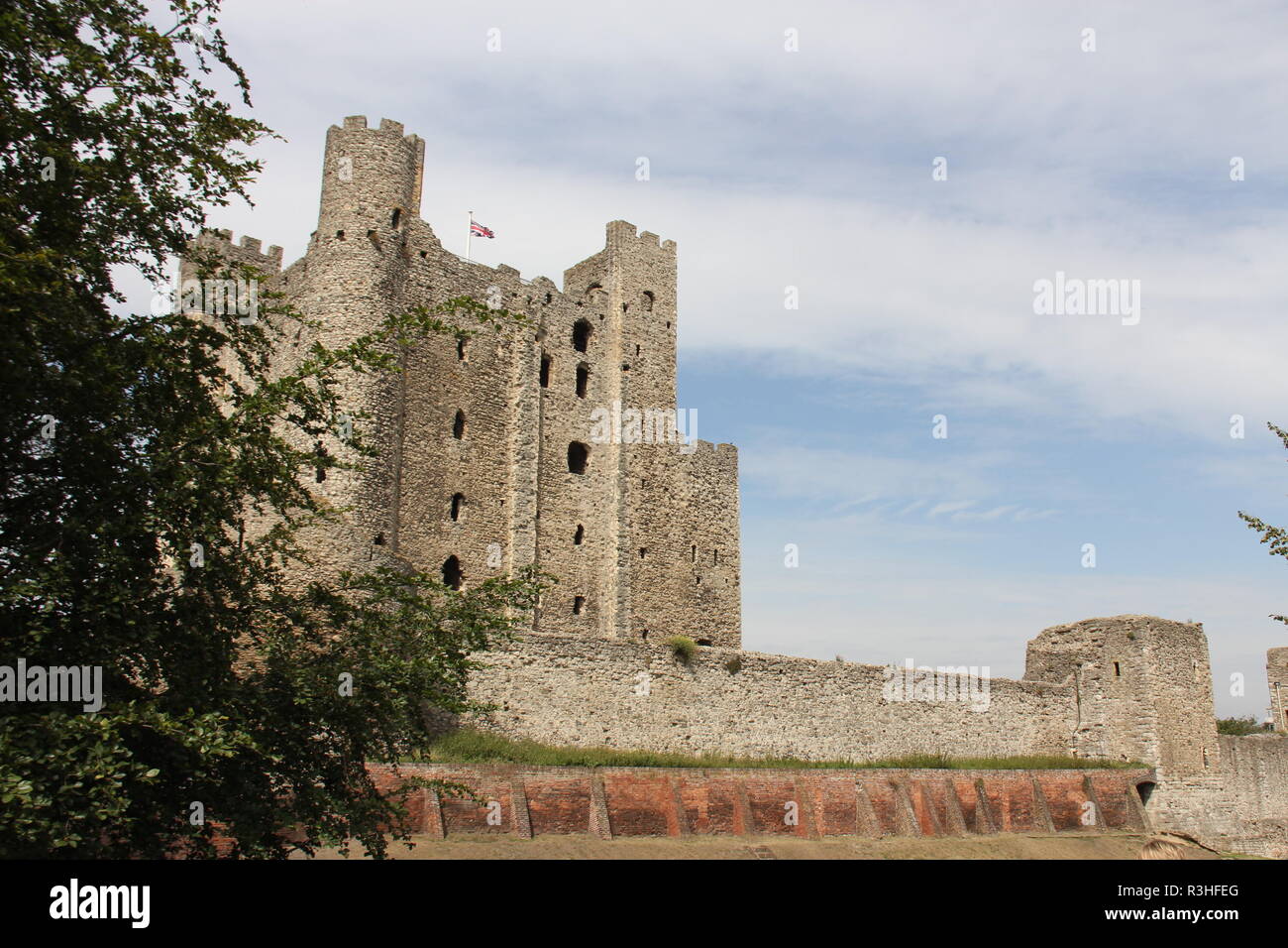 Castello di Rochester Foto Stock