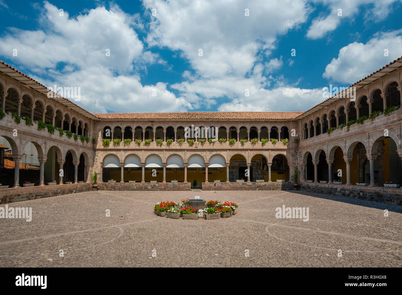 All'interno del Qoricancha a Cusco Foto Stock