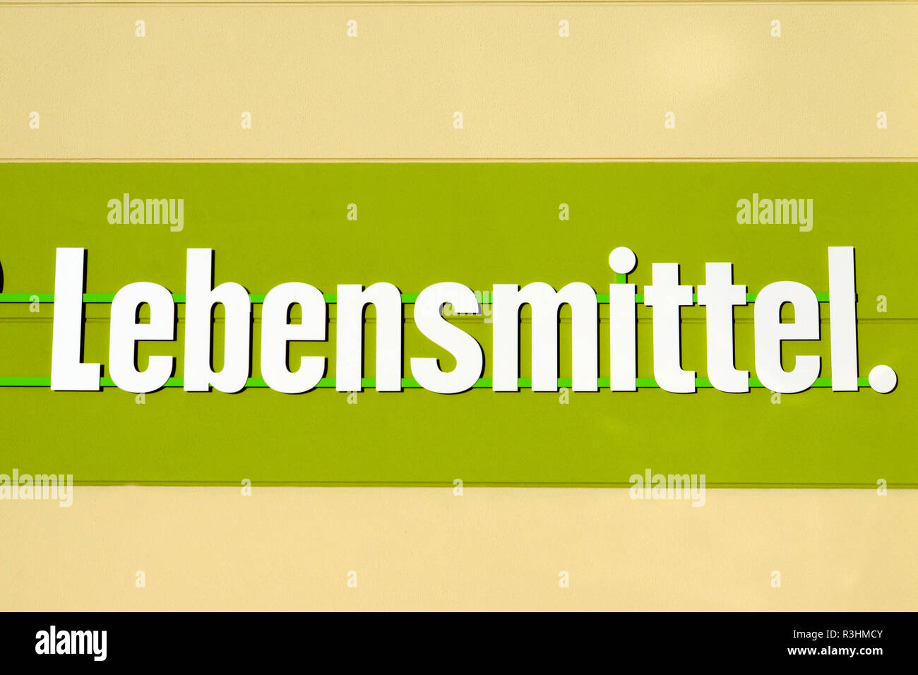 Il simbolo del punto di cibo Foto Stock