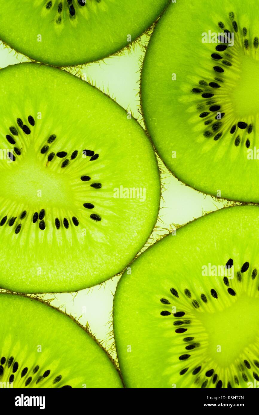 fette di kiwi Foto Stock