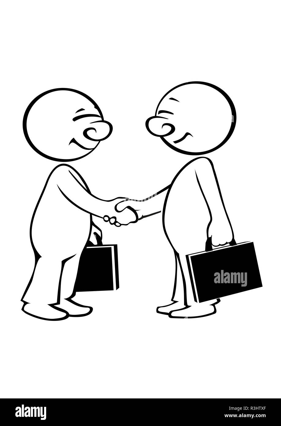 Heribert9 valigia rinuncia Foto Stock