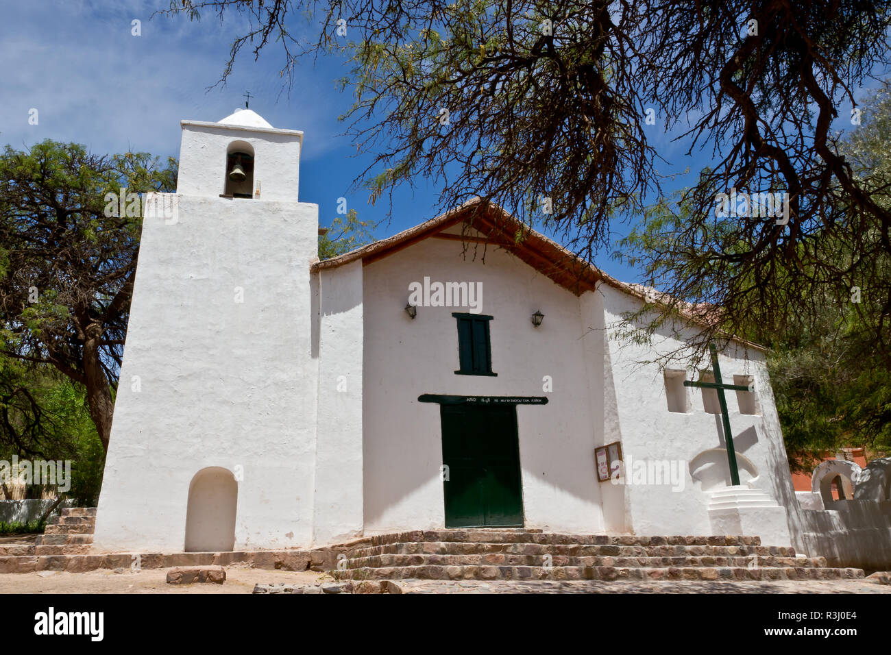 Vecchia chiesa in Purmamarca, Argentina Foto Stock