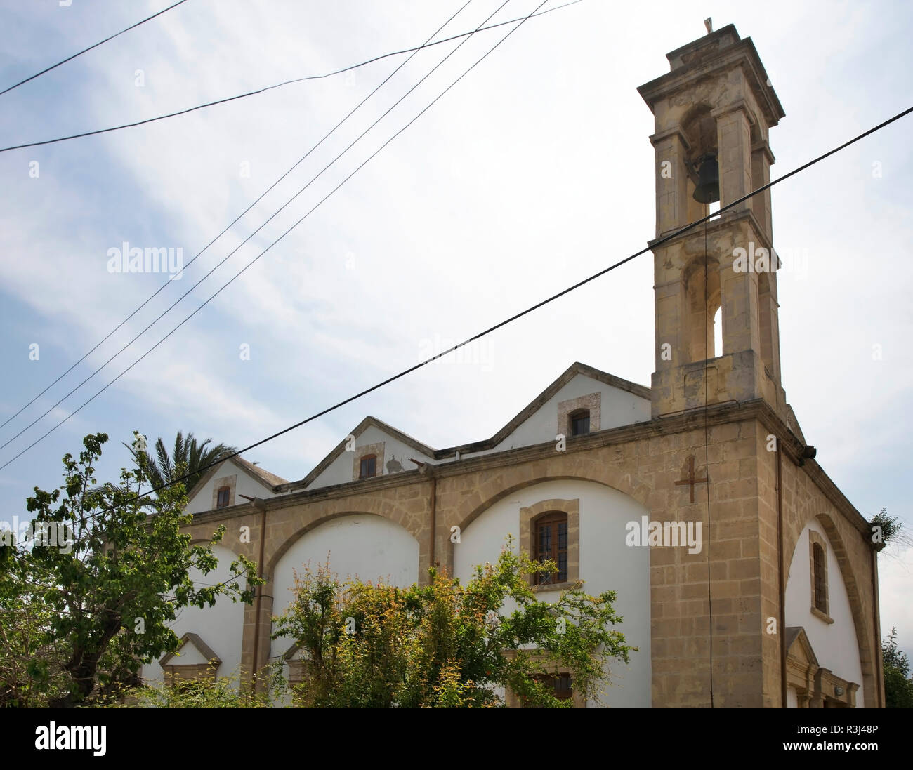 La Chiesa al Meseli street in Kyrenia. Cipro Foto Stock