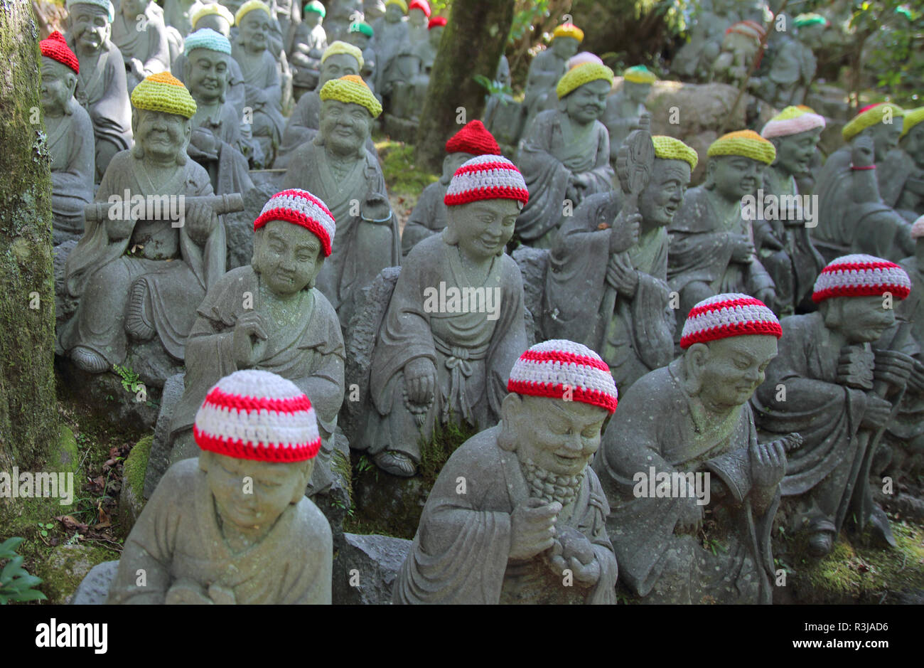 Daisho-nel tempio buddista miyajima in Giappone Foto Stock