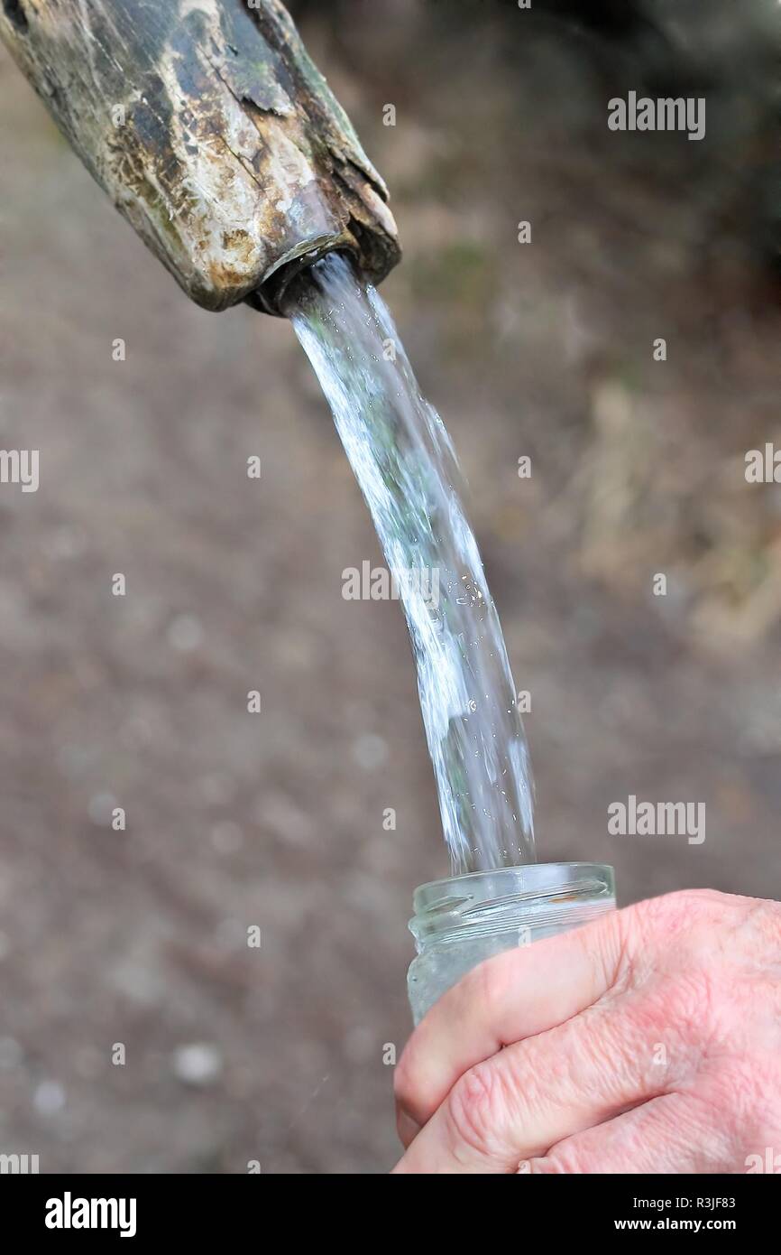 Acqua di guarigione Foto Stock