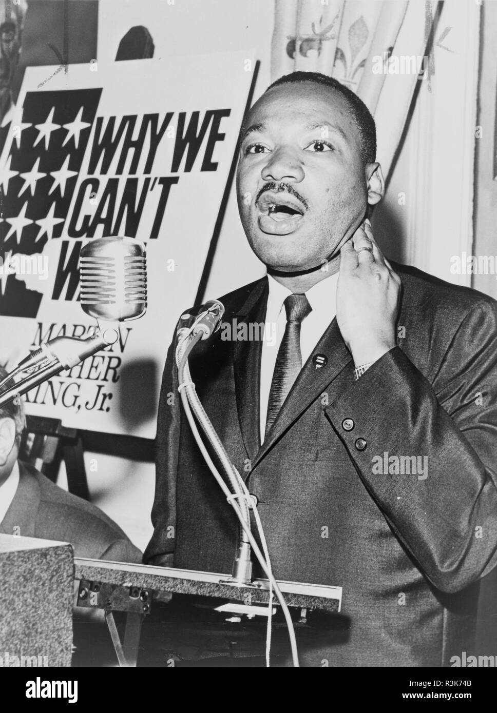 MARTIN Luther King (1929-1968) diritti civili americano leader circa 1963 Foto Stock