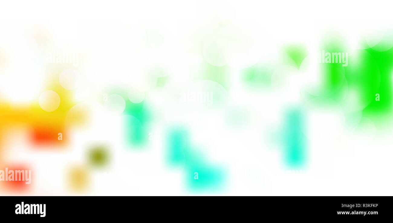 Forma astratta cerchi concept Foto Stock