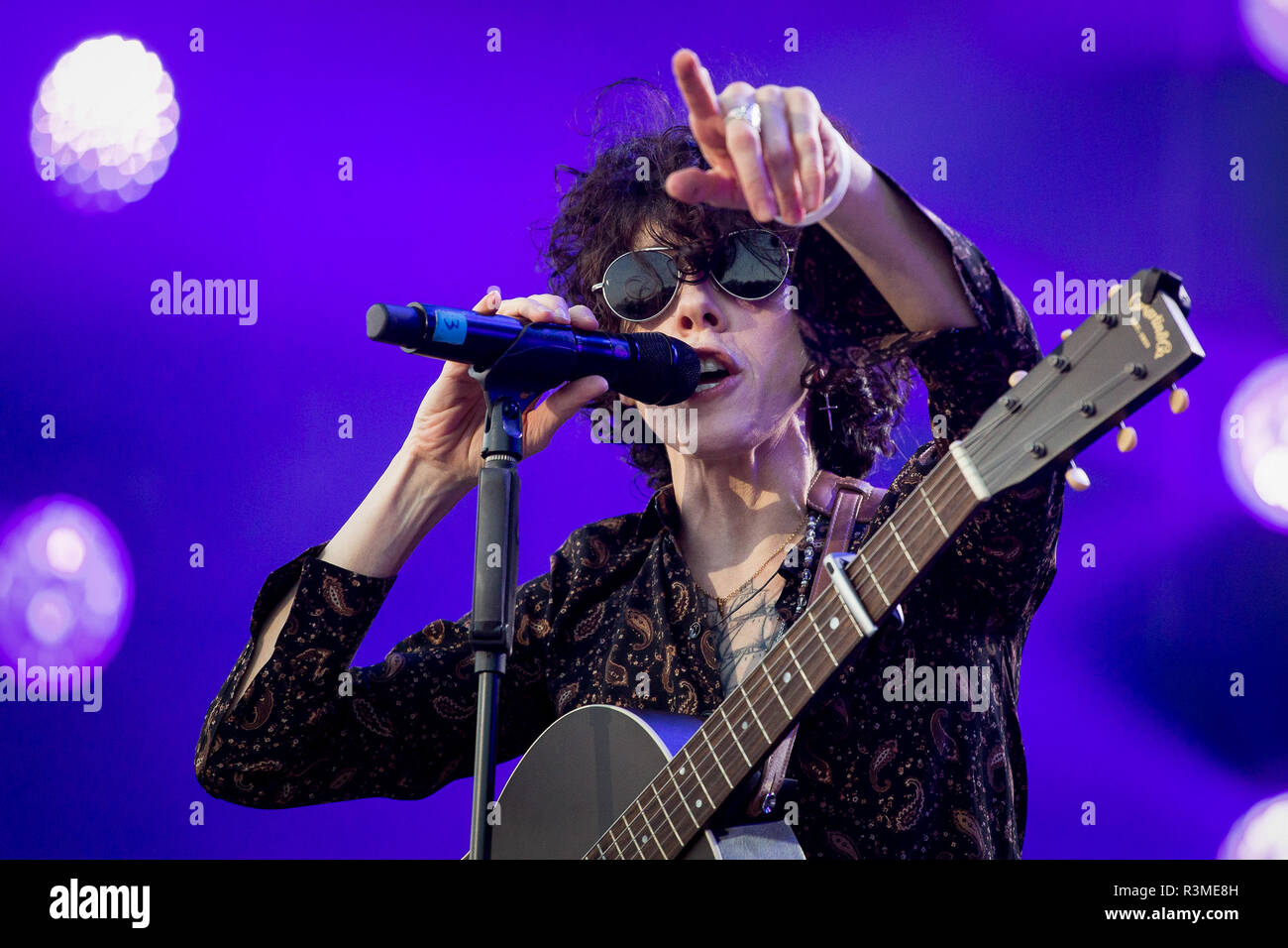 LP ( Laura Pergolizzi ) durante la vita di Oswiecim Festival 2017 in Oświęcim, Polonia il 24 giugno 2017 Foto Stock