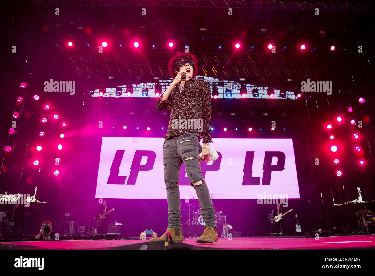 LP ( Laura Pergolizzi ) durante la vita di Oswiecim Festival 2017 in Oświęcim, Polonia il 24 giugno 2017 Foto Stock