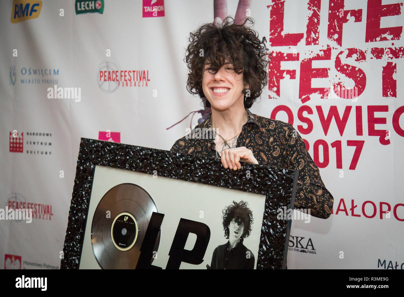 LP ( Laura Pergolizzi ) durante la vita di Oswiecim Festival 2017 in Oświęcim, Polonia il 24 giugno 2017 Foto Stock