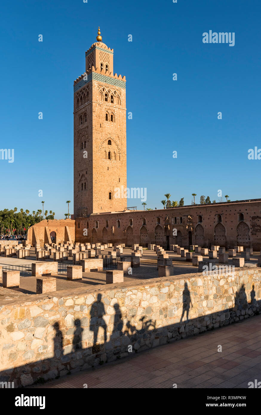 La Moschea di Koutoubia, Marrakech (Marrakech), Marocco Foto Stock