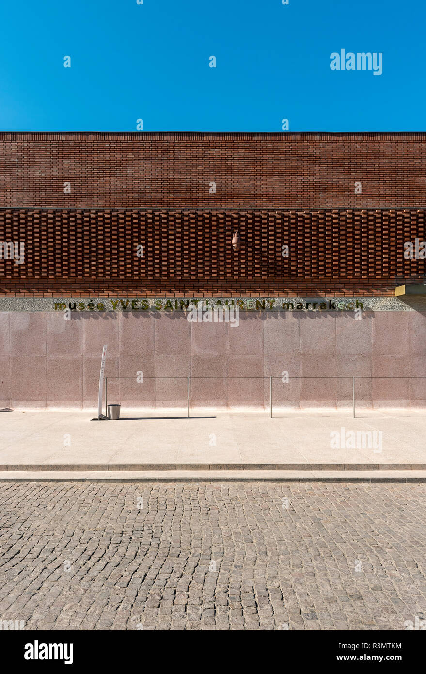 Yves Saint Laurent edificio del museo, Marrakech (Marrakech), Marocco Foto Stock