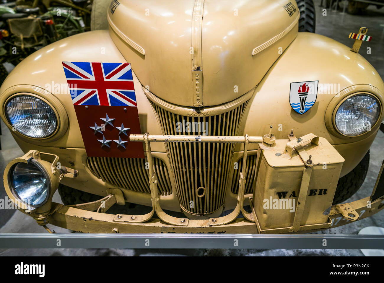 Canada Ontario, Ottawa, il Museo della Guerra Canadese WW2-ser, Ford auto personale utilizzato dal canadese Maresciallo di Campo, Sir Harold Alexander Foto Stock